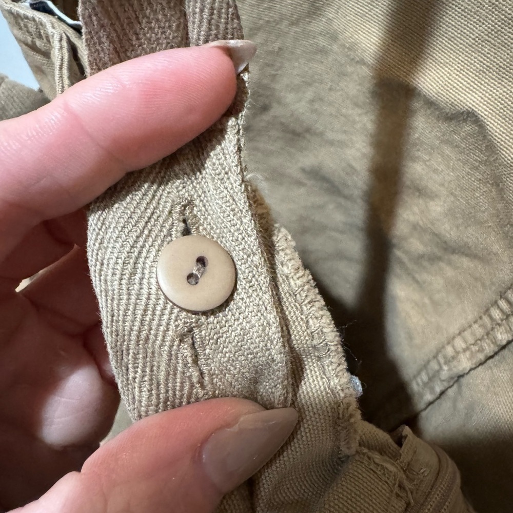 Zara Girls Tan Overalls with Adjustable Straps - Picture 4 of 5